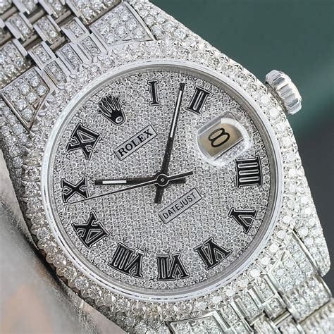 factory diamonds rolex|rolex full diamond original.